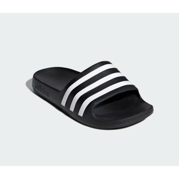 Adidas Adilette Aqua Slides Size 12K Black NWT - Picture 6 of 10